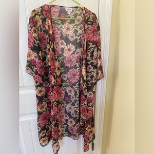 LuLaRoe floral Shirley Kimono size Large
